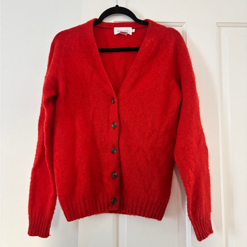 Sideline Nico Cardigan in Red